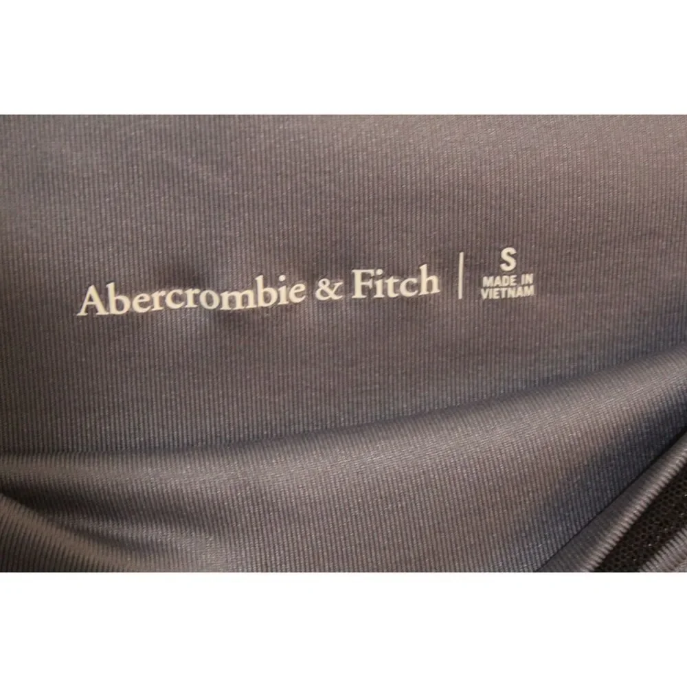 Womens Abercrombie & Fitch Black Elastic Waistband Athletic Bike Shorts Size S